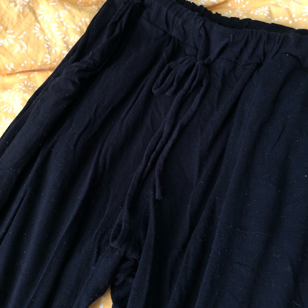 Black harms pant joggers